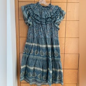 Sea New York Margot Border Tiered Dress